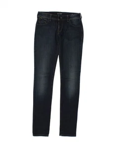 ARMANI Womens Skinny Jeans W26 L34 Navy Blue Cotton CF08 - Picture 1 of 3