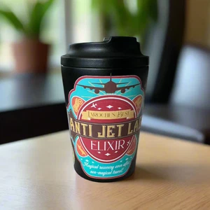 AccioBox/Magic Delivered Harry Potter Anti Jet Lag Travel Mug 12oz Thermo Neu im Karton - Bild 1 von 5