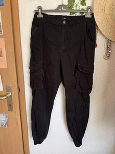 Schöne Damen Cargohose, Schwarz, Gr. XL, FB Sister - Bild 1 von 8