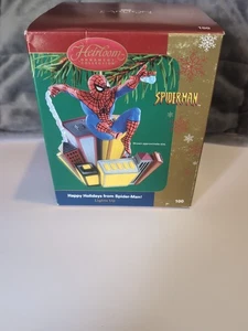 Marvel HAPPY HOLIDAYS FROM SPIDER-MAN Carlton Karten #100 Ornament Spiderman - Bild 1 von 6
