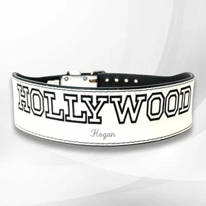 Hollywood Hogan Weight Lifting Belt Leather Gym Belt for Bodybuilding All Sizes - Picture 1 of 3