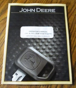 John Deere PowerTech 2.4 3.0L 4024TF 5030TF/HF OEM Diesel Engine Operator Manual - Picture 1 of 13