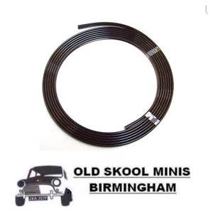 CLASSIC MINI BLACK ROOF GUTTER MOULDING TRIM SALOON ROVER COOPER AUSTIN 6H2 - Picture 1 of 1