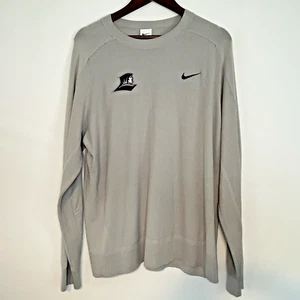 Suéter de golf tejido Nike TW Tiger Woods gris claro Providence College Fraars grande - Imagen 1 de 11