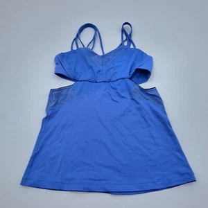 Lululemon Exquisite Tank Top Womens 8 Blue Spaghetti Straps Sleeveless Pullover - Picture 1 of 10