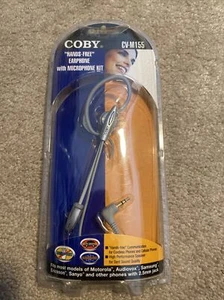 Coby CV-M155 - Hands Free Ear/Microphone - 2.5mm - NEW - Picture 1 of 3