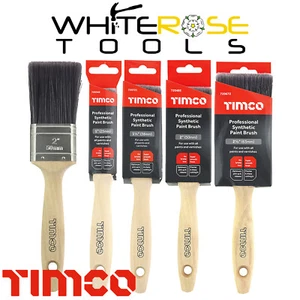 TIMCO Paint Brushes Professional Synthetic Decorating Brush 25-63mm Choose Size - Picture 1 of 6