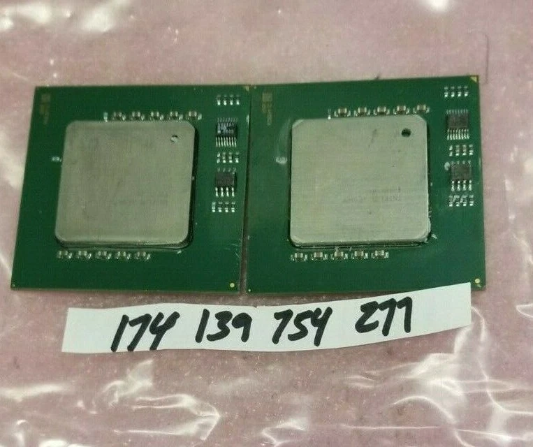 A PAIR OF  I INTEL XEON  3.66GHZ 1MB L2 CACHE 667MHZ FSB TDP 110W SL84W - Image 1 of 1