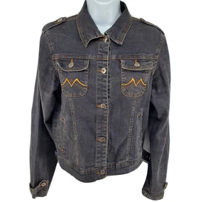 Milly Jean Jacket Size M Women's Blue Denim - Picture 1 of 9
