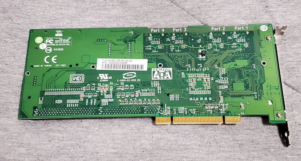 Tested working - Promise FastTrak S150 SX4 - vintage SATA RAID card - 4 ports - Image 1 of 1