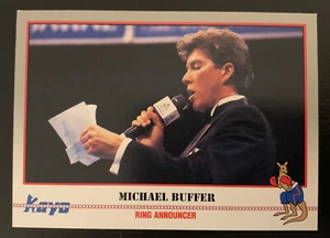 1991 Kayo Boxing Michael Buffer NM/MT - Picture 1 of 2