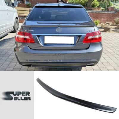 Fit For Mercedes BENZ 4D Sedan W212 Spoiler Trunk E500 10-16 Painted #755 Gray - Image 1 of 4
