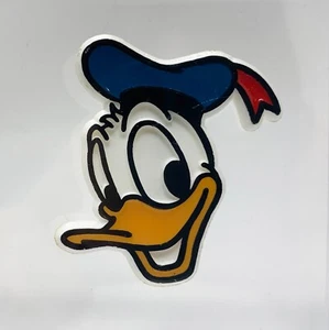 Spilla Paperino - Vintage anni 70 - Disney - plastica bianca - Foto 1 di 3