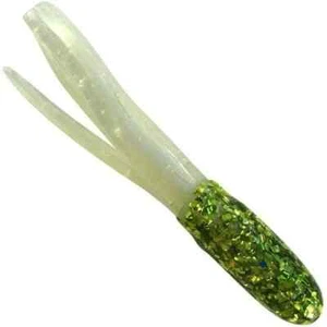 Southern Pro 1.5" Scale Head Jig Bodies SH07 Chartreuse/White 100ct - Picture 1 of 1
