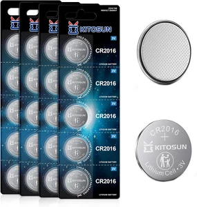 3 Volt CR 2016 Coin Button Lithium Battery for Toyota Camry Rav4 Car Key Fob Re. - Picture 1 of 8