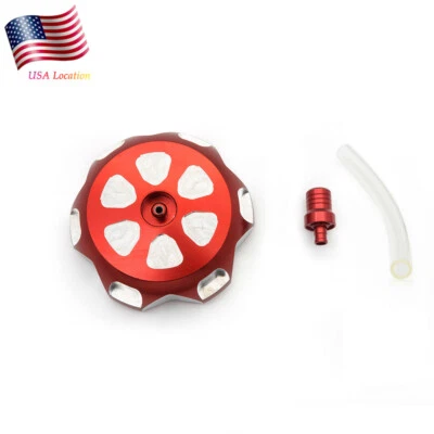 Tapa de gasolina CNC para YFM700 Raptor 700R 2007-2020 tanque cubierta de combustible llenado de aceite aluminio Foto 1 de 4