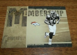 2005 Donruss Classics Membership Gold 007/250 Terrell Davis #MS-28 HOF - Picture 1 of 2