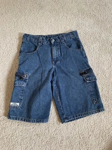 Boys Blu Jeans Denim Cargo Shorts Size 10 - Picture 1 of 8
