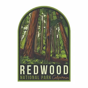 Redwood National Park Sticker California National Park Decal - Picture 1 of 2