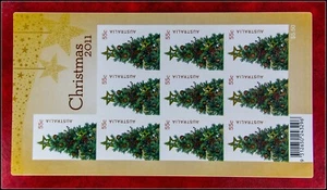 2011 Australia post sheetlet - Christmas 10 x 55c self adhesive MUH - Picture 1 of 1