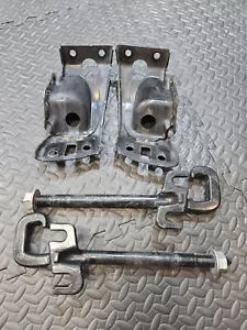 2019 JEEP RENEGADE Front Factory Tow Recovery Hooks & Brackets Assembly OEM - Picture 1 of 10