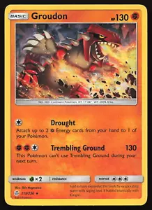 Groudon - 113/236 - Hielo agrietado - Promo - Eclipse cósmico - Tarjeta Pokémon - Imagen 1 de 2