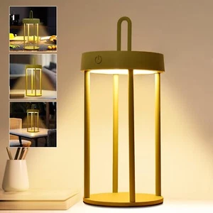 Portable Table Lamp for Indoor/Outdoor Rechargeable LED Cordless Lamp Touch S... - Picture 1 of 6