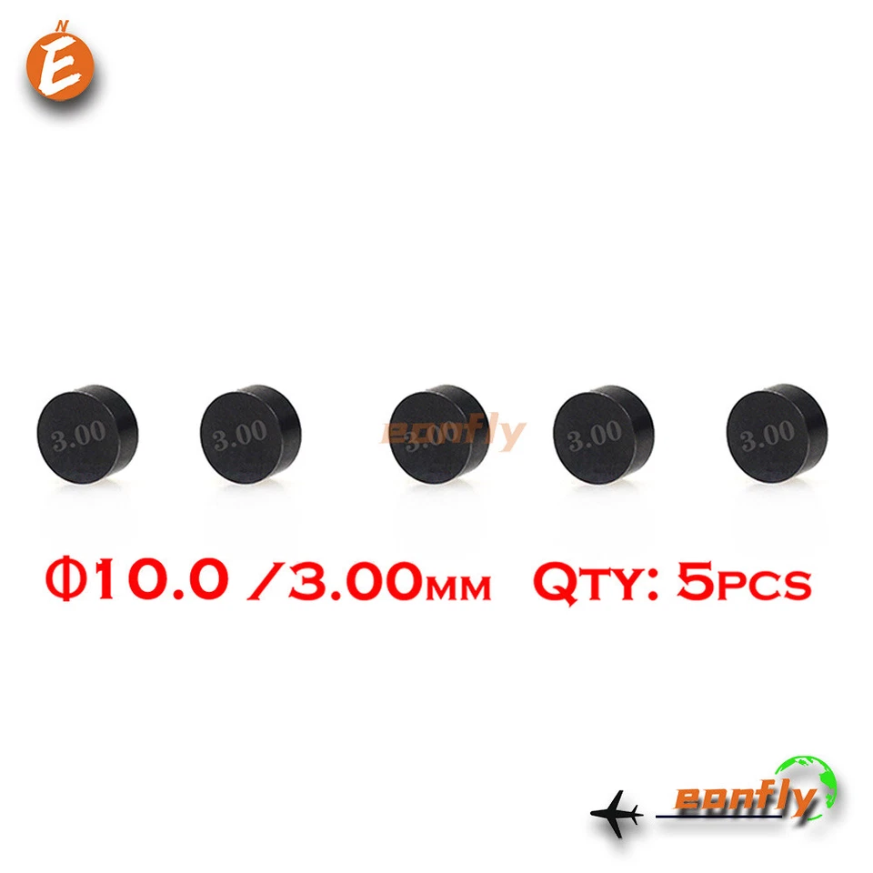 5Pcs 10mm Diameter Valve Shim 3.00mm For KTM 990 Adventure R 2009 2010 2011 2012 - Image 1 of 1