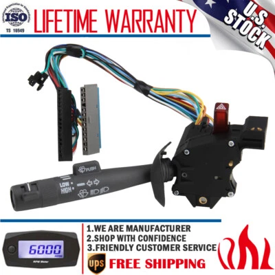 Interruptor combinado multifunción gris para Chevy Tahoe Blazer Suburban GMC K1500 Foto 1 de 4