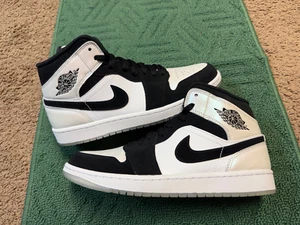 DH6933-100 Nike Jordan 1 Mid SE Diamond Men's Size 9 Shoes - Picture 1 of 11
