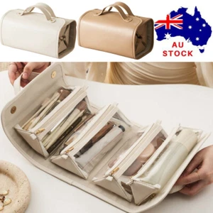 4-in-1 Makeup Organizer Bag Detachable Makeup Storage Bag Portable Cosmetic Bag - Picture 1 of 14