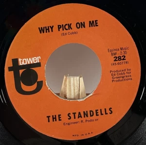 THE STANDELLS 45 RPM WHY PICK ON ME / MR NOBODY—VG - Picture 1 of 4