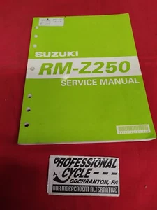 OFFICIAL OEM 2003 SUZUKI RM-Z250 SERVICE MANUAL #99500-42180-01E - Bild 1 von 3