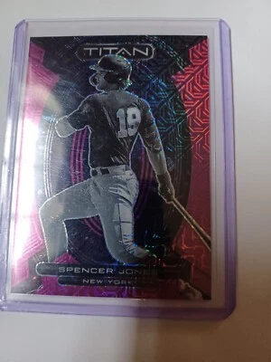 2023 Chronicles Titan Base Purple Mojo #9 Spencer Jones /50 - New York Yankees - Image 1 of 2