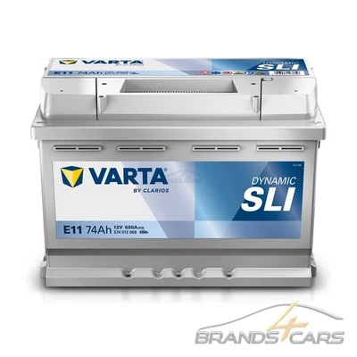 VARTA AUTOBATTERIE DYNAMIC SLI 74Ah STARTERBATTERIE 680A E11 - Bild 1 von 3