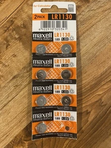 Maxwell Alkaline LR1130 1.5V Replacement Batteries Set of 7 - Picture 1 of 4