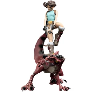 Tomb Raider: Anniversary - Lara Croft vs Raptor Statue Figur (9.1&quot;) - - Bild 1 von 5