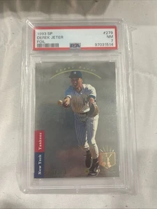 1993 SP FOIL DEREK JETER #279 ROOKIE CARD RC NEW YORK YANKEES PSA 7 CHRISTMAS - Bild 1 von 6