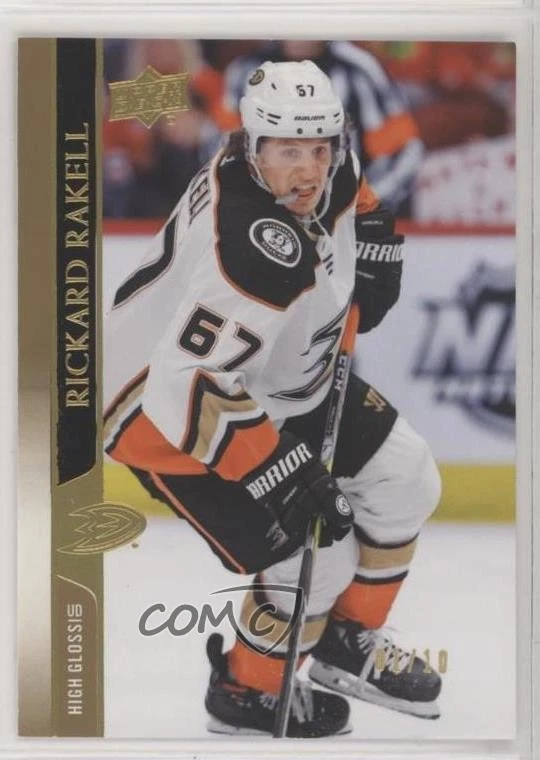 2020-21 Upper Deck High Gloss /10 Rickard Rakell #5 - Image 1 of 2