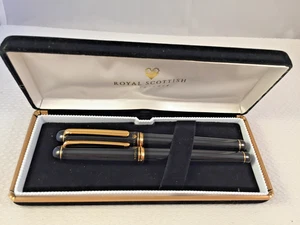 'Royal Scottish Assurance' advertising fountain and ballpoint Pen Set, boxed - Picture 1 of 7