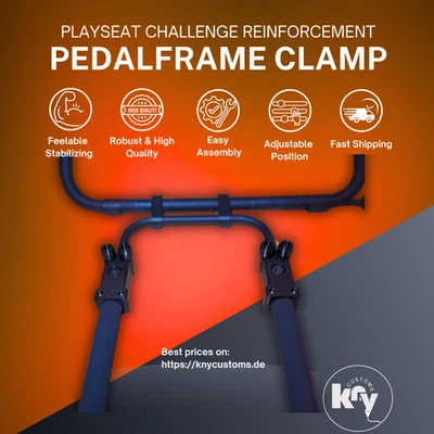 Playseat Challenge Mod Pedalframe-Clamps Reinforcement Pedalrahmenklemme - Bild 1 von 4