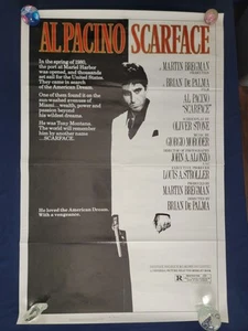 Póster original de la película Scarface 1983 de colección 27"x41" Stone Al Pacino - Imagen 1 de 12