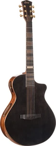 Cort MODERNBLACK Masterpiece Series Modern Black Acoustic-Electric Guitar. Tr... - Picture 1 of 3