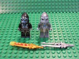 Lot of 2 LEGO Legends of Chima Gorzo Grumlo Minifigures 70008 SG32