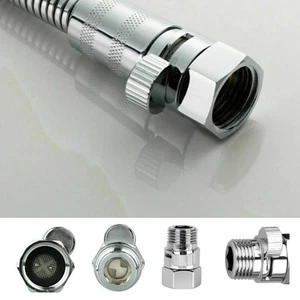 Bathroom Solid Brass Flow Control Shower Head Shut-Off Valve Water Saver Switch - Picture 1 of 12