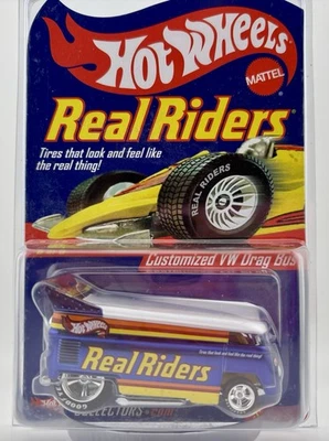 Hot Wheels ~ RR ~ Bus de arrastre VW personalizado ~ 6640/10500 ~ con estuche protector Foto 1 de 4