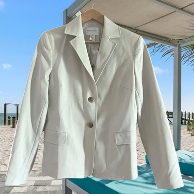 Chaqueta Blazer Hugo Buscati Colección Tostado Rayón Clásica Informal Talla 14 Nueva Sin Etiquetas Foto 1 de 4