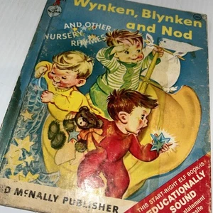 Vintage WYNKEN, BLYNKEN and NOD Rand McNally Elf Book 1956 Start Right READ/15d - Picture 1 of 13