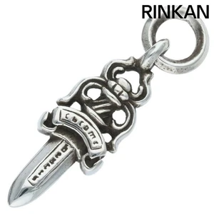Chrom Herzen #5 DOLCH #5ダ㔔�ーチャーム Charm Silber Halskette Top für Herren Gebraucht 524d0ed6 - Bild 1 von 6