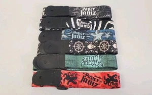 Tracolla per chitarra Paper Jams lotto di 6 cinghie colori assortiti ricambio  - Foto 1 di 2